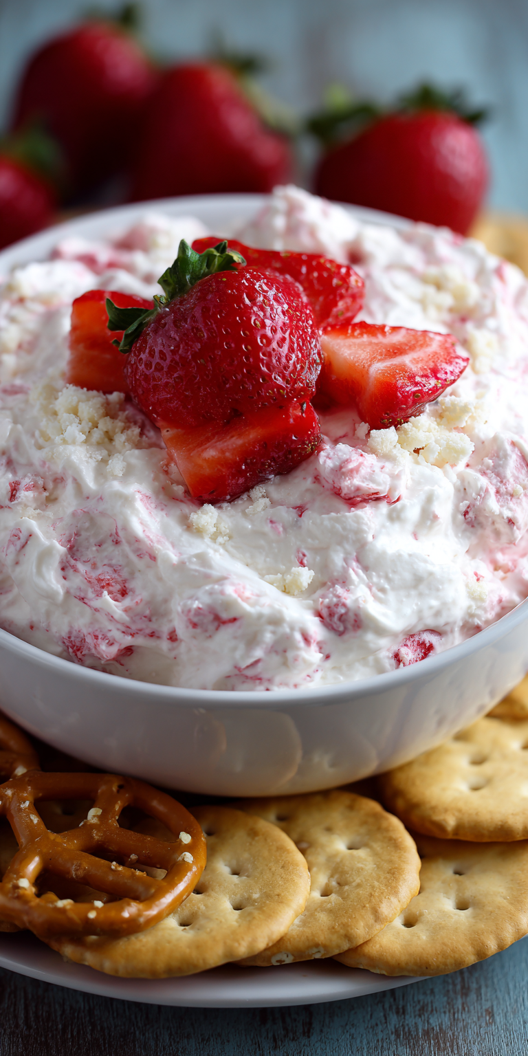 Strawberry Shortcake Trifle Bowl served warm with cozy spices