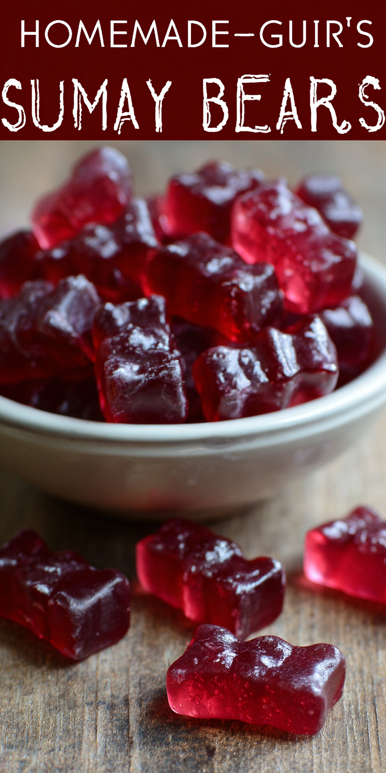 Sugar Free Gummy Bears served warm with cozy spices