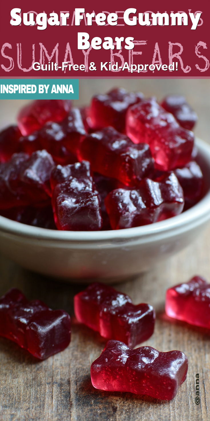 Sugar Free Gummy Bears served warm with cozy spices