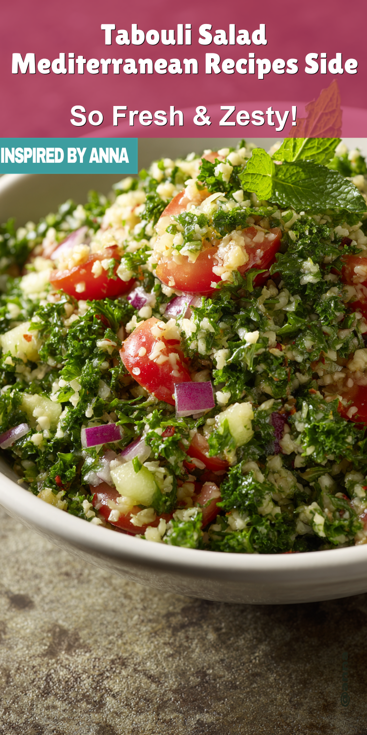 Tabouli Salad Mediterranean Recipes Side served warm with cozy spices