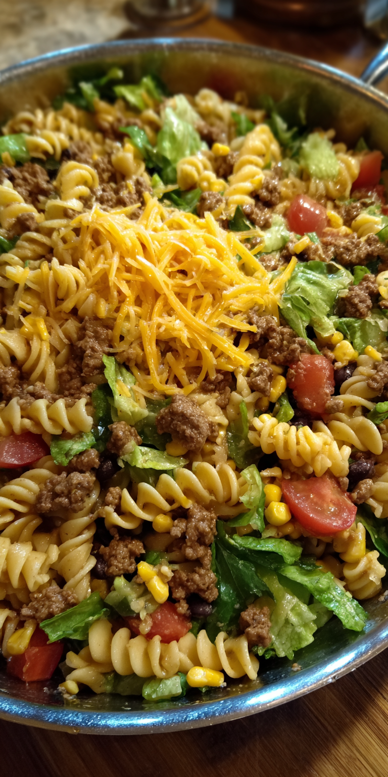 Taco Fiesta Pasta Salad 30 Minute Meals Recipe