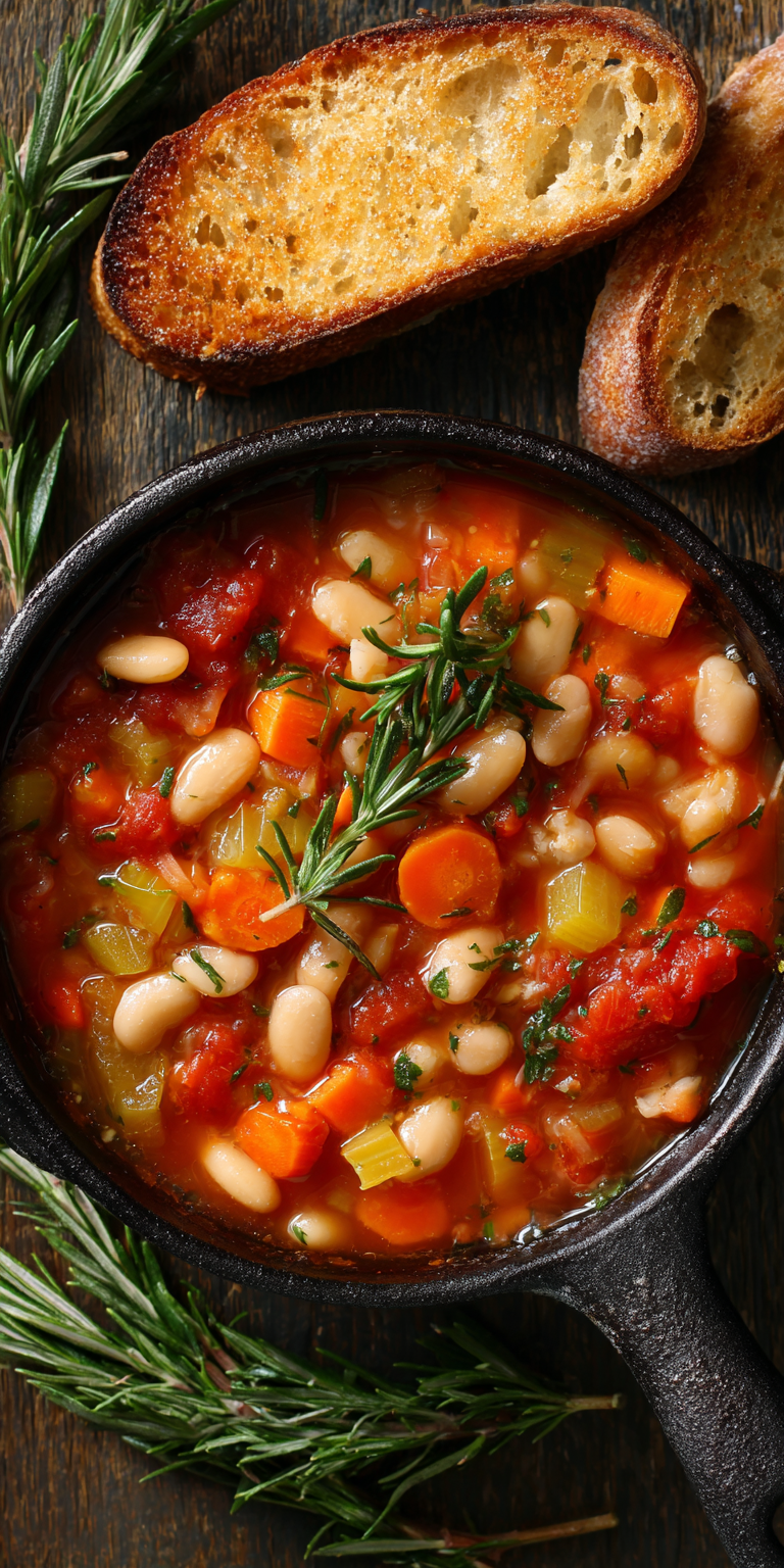 Tuscan White Bean Italian Soup Recipe