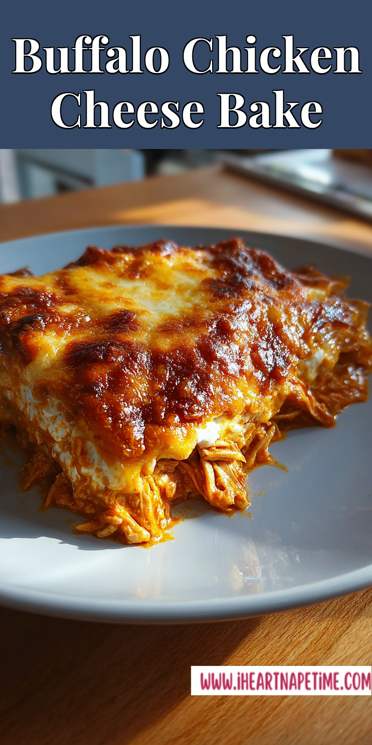 Buffalo Chicken Cheese Bake served warm with cozy spices