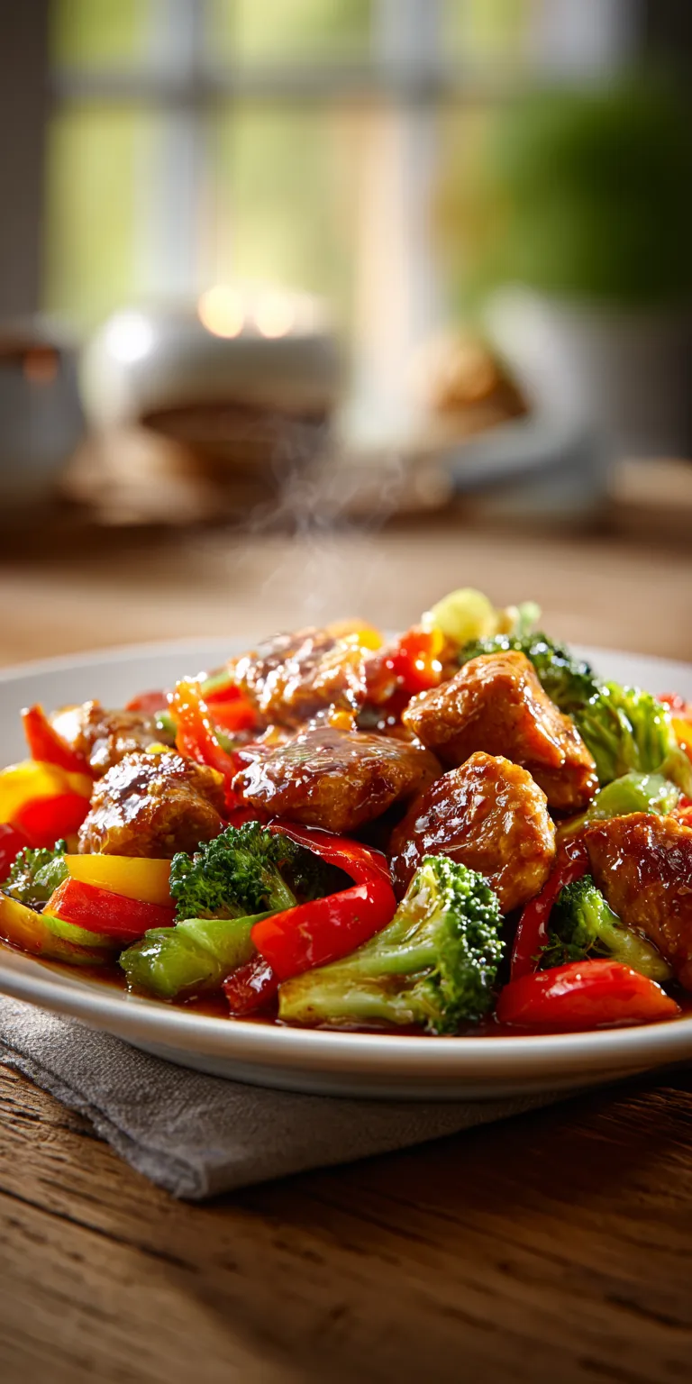 Chicken Stir Fry served warm with cozy spices
