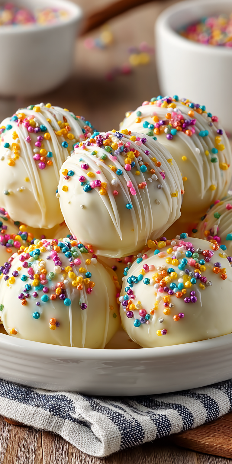 Easy Easter Funfetti Cake Pops Recipe