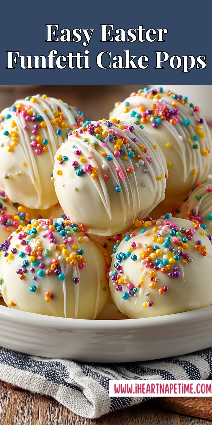 Easy Easter Funfetti Cake Pops served warm with cozy spices