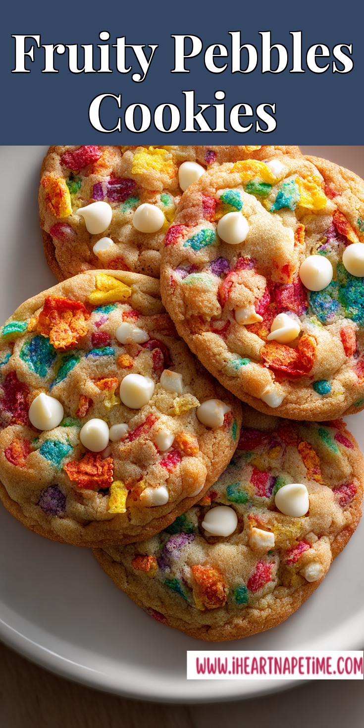 Fruity Pebbles Cookies served warm with cozy spices
