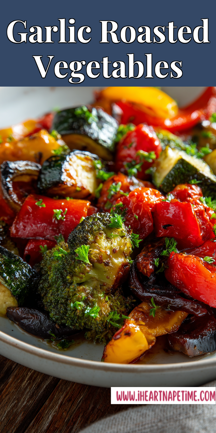 Garlic Roasted Vegetables served warm with cozy spices