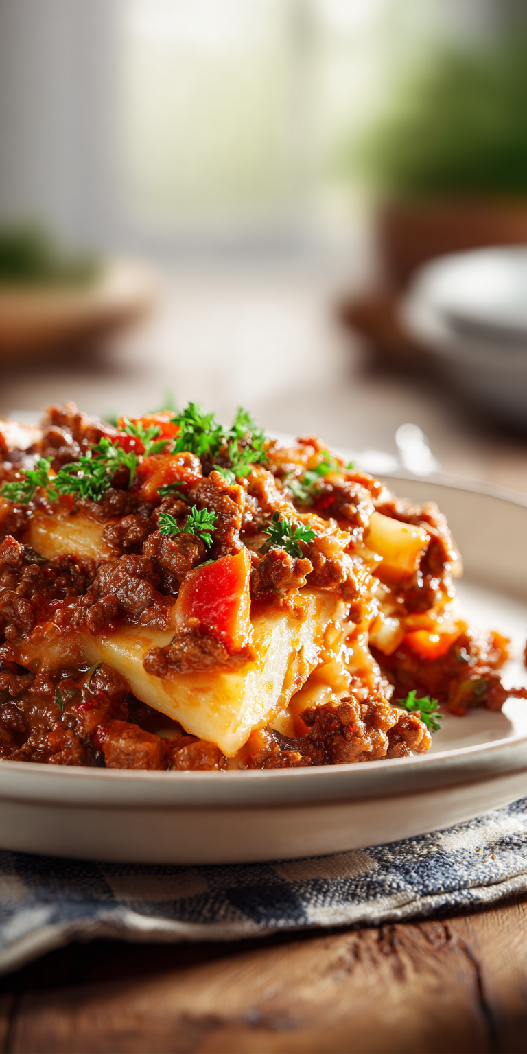 Hobo Casserole with Ground Beef Recipe