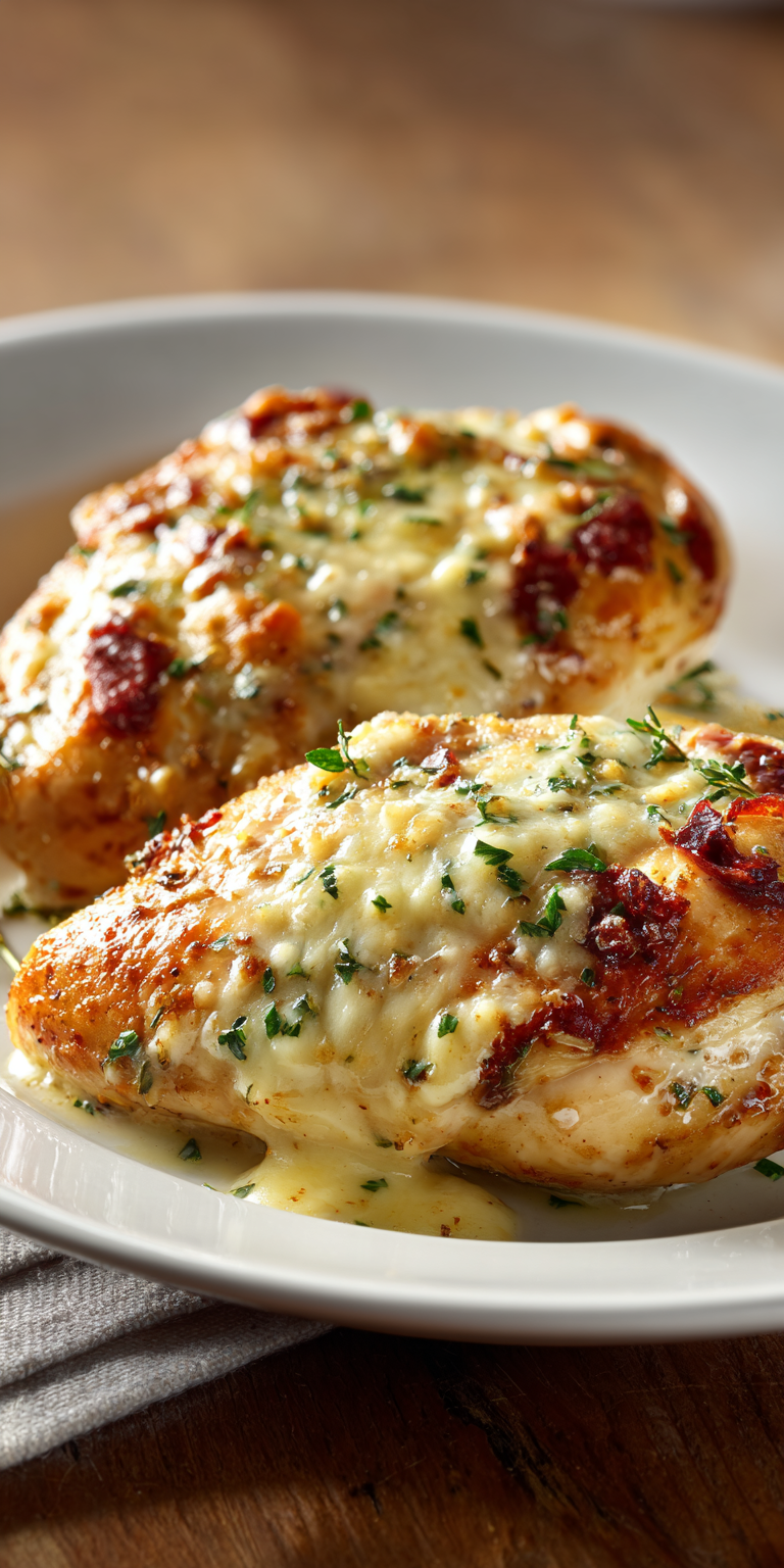 Juicy Garlic Parmesan Chicken Recipe