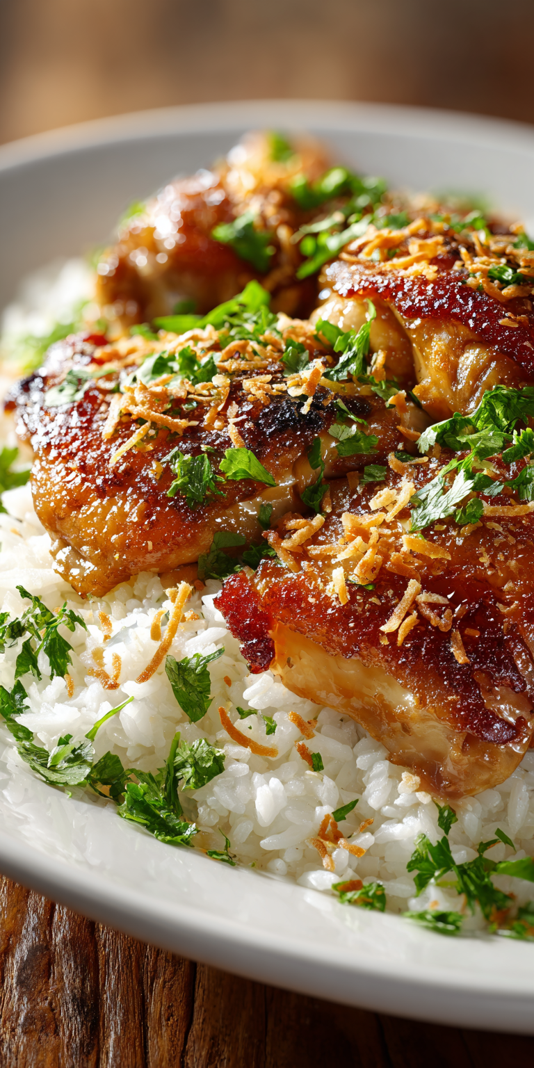 Maple Chicken Coconut Rice Recipe