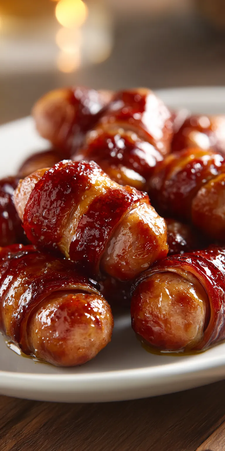 Mustard Hasselback Kielbasa Bites served warm with cozy spices