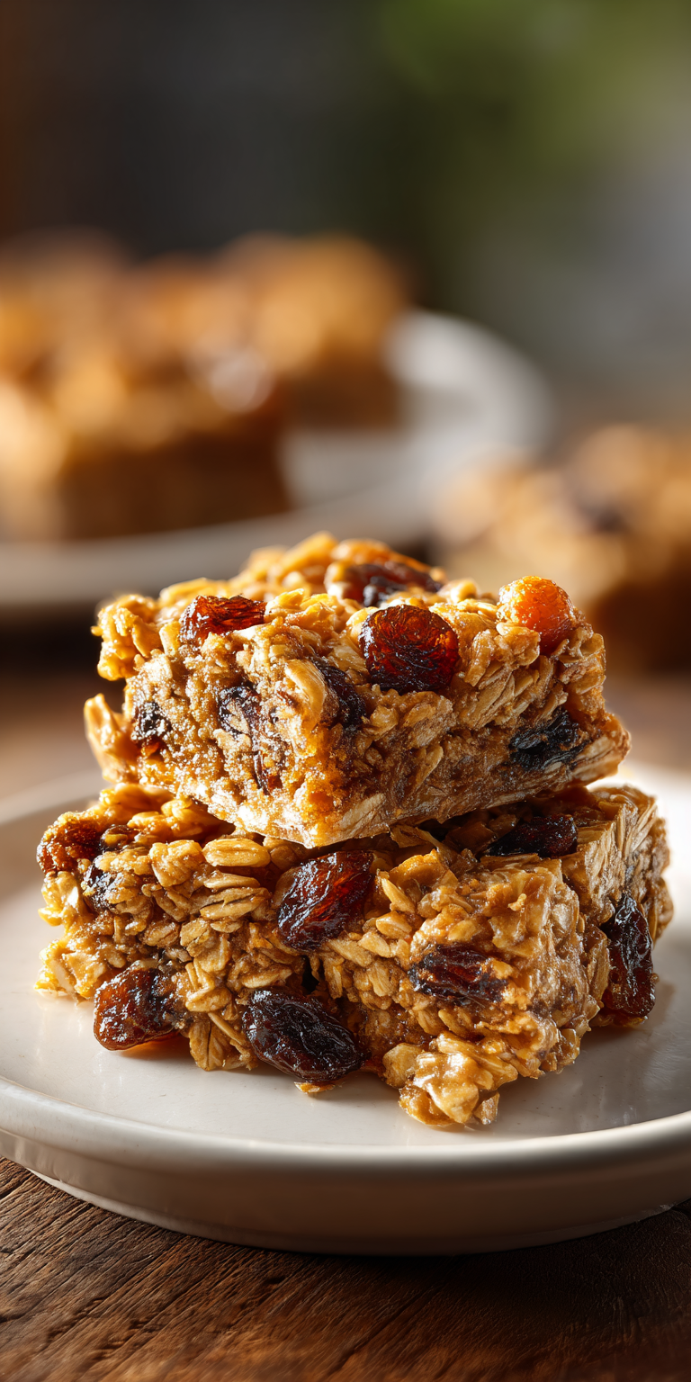 Oatmeal Raisin Bars Recipe