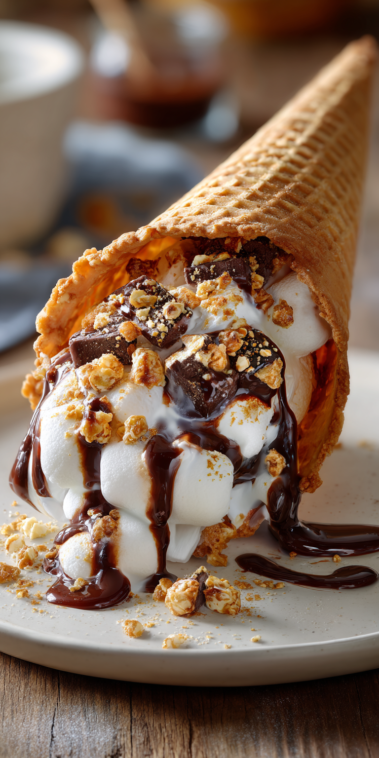 Reese’s Campfire Cones Recipe