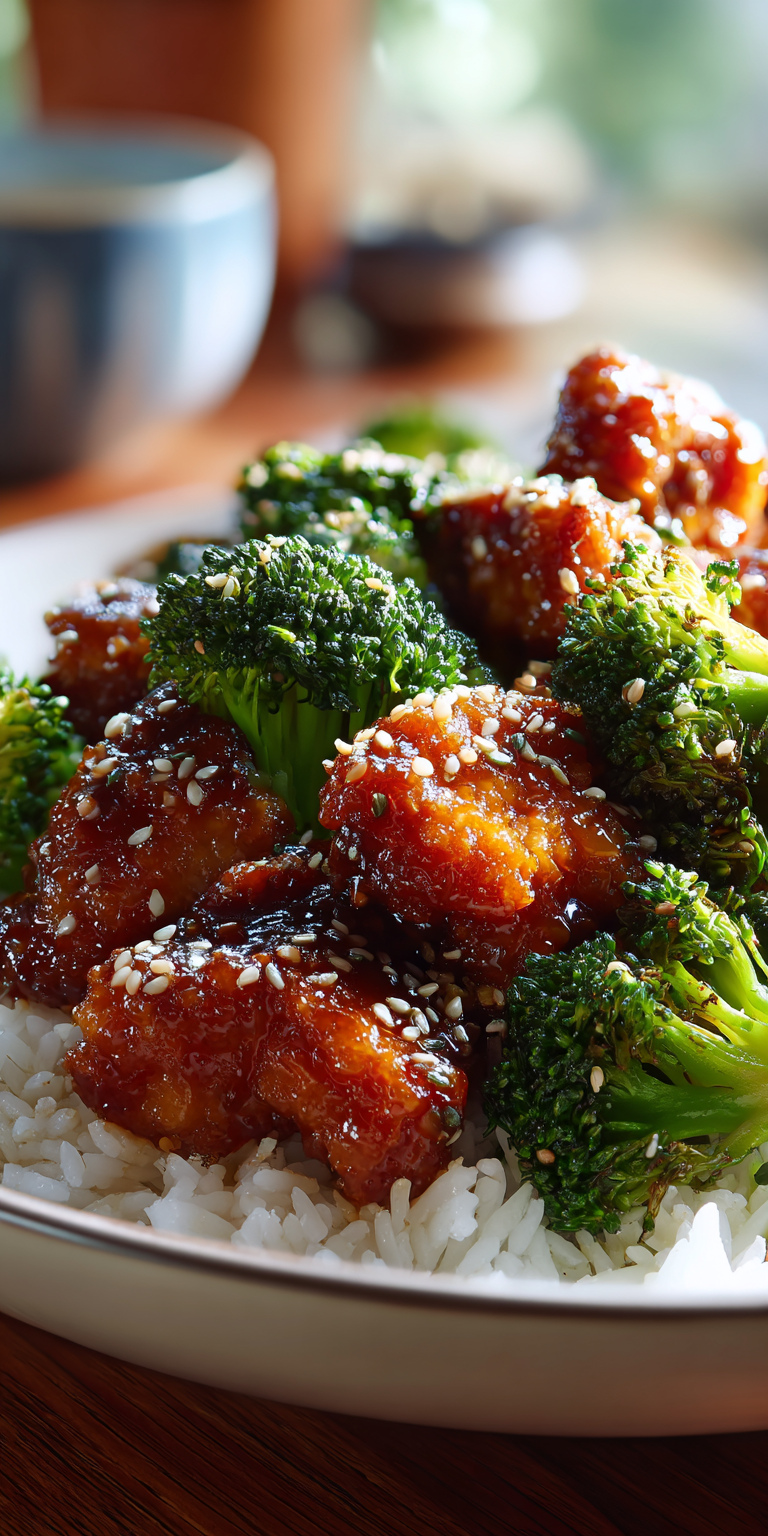 Sesame Chicken and Broccoli Recipe