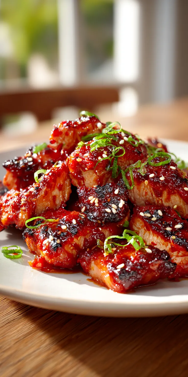 Spicy Pineapple Kimchi Marinade served warm with cozy spices