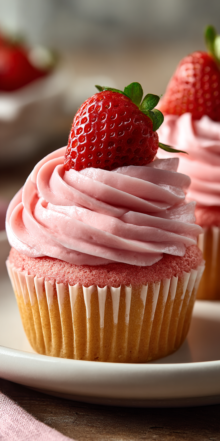 Strawberry Cupcakes Recipe