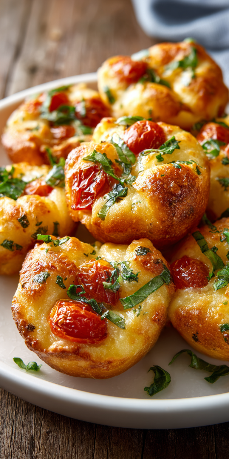 Tomato Basil Garlic Bread Recipe